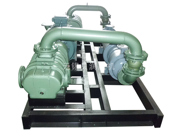 Two stage high pressure Roots blower
